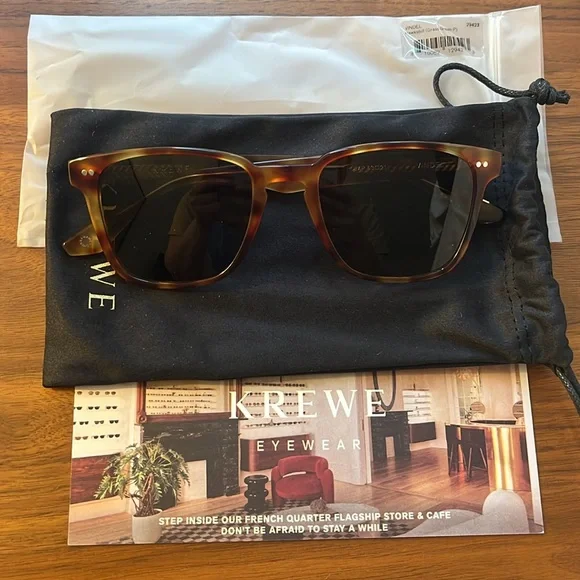 NWOT KREWE Polarized Vindel Hawksbill Sunglasses - Picture 6 of 13